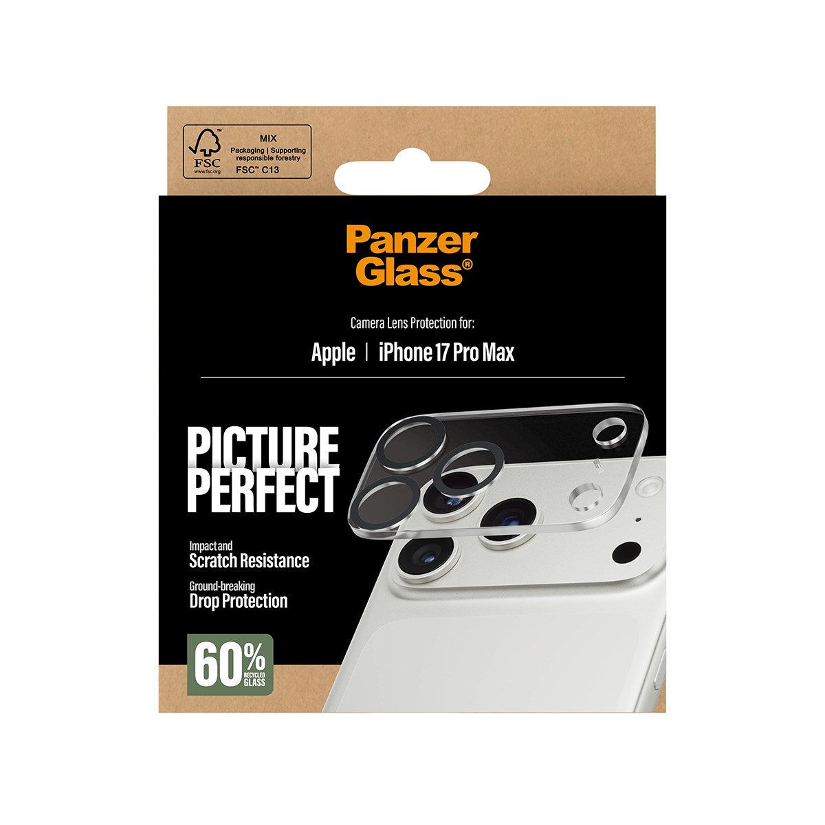 PanzerGlass® PicturePerfect Kameraschutz iPhone 17 Pro Max